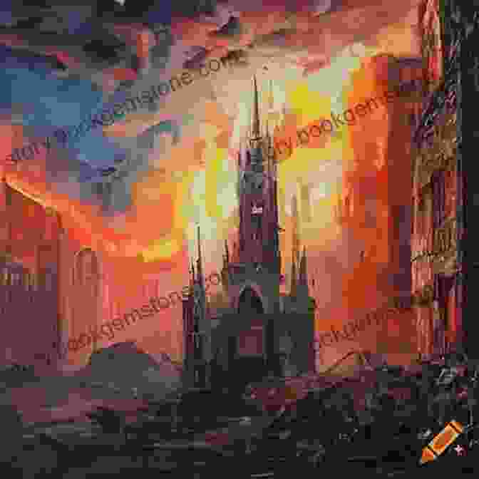 A Depiction Of The End Times, Featuring A Fiery Sky And Crumbling Buildings Season Of The End Times: The Rapture: The Rapture (The Season Of The End Times 1)
