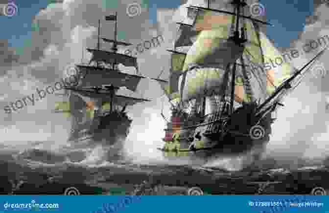 A Fierce Pirate Ship Engaging In Battle With Captain Seavey's Crew Fury Of The Bold (Privateer Tales 14)