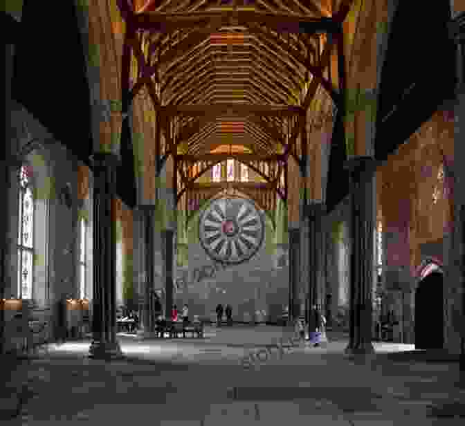 A Grand Hall Within The Castle, With Intricate Tapestries And Vaulted Ceilings. To The Castle And Back