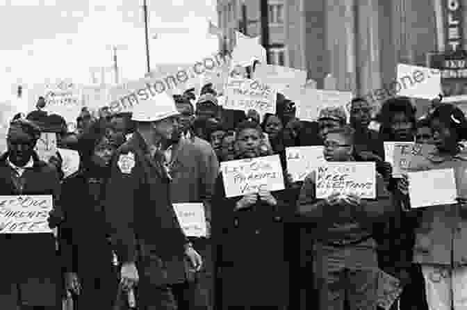 A Group Of African Americans Protesting During The Civil Rights Movement. Entertaining Race: Performing Blackness In America