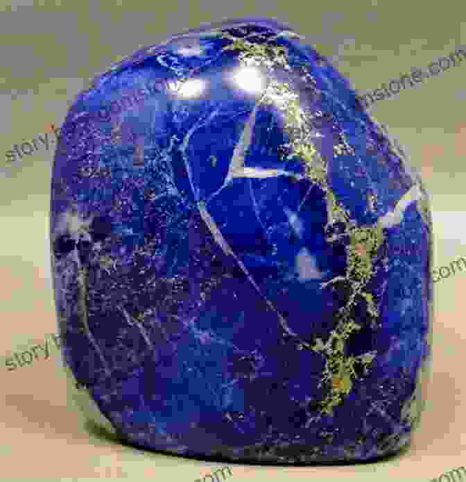 A Large Piece Of Lapis Lazuli From Afghanistan, Showcasing Its Deep Blue Color And Intricate Patterns Gemstones Of Afghanistan Gary W Bowersox
