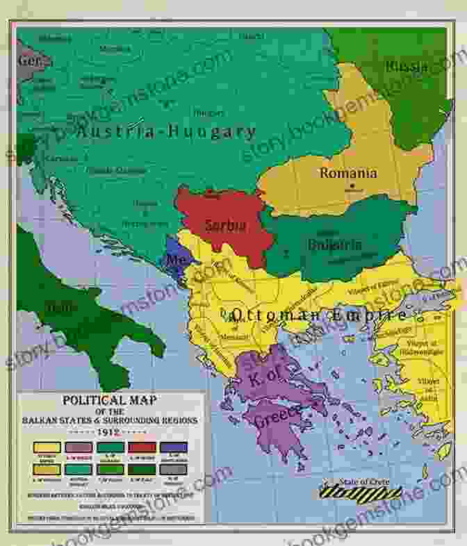 A Map Of The Balkan Peninsula, Highlighting The Territories Involved In The Balkan Wars Of 1912 1913. The Image Depicts The Complex Political And Ethnic Tensions That Led To The Outbreak Of War And Its Impact On The Region. 1913: The Year Before The Storm