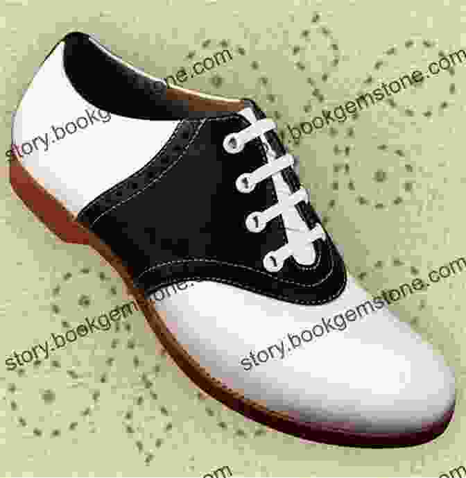 A Pair Of Saddle Shoes With A White Saddle And A Black Toe. Fifty Fashion Looks That Changed The 1950s: Design Museum Fifty