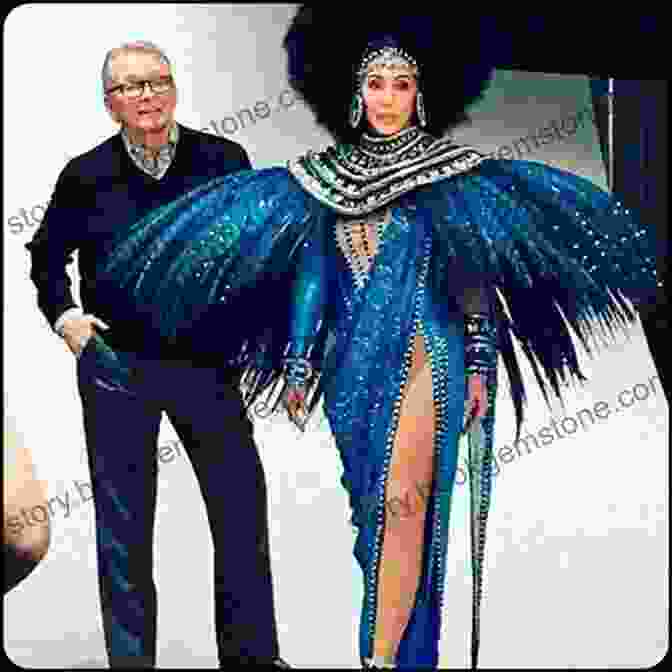 A Performer In A Bob Mackie Costume, Showcasing The Transformative Power Of His Designs The Art Of Bob Mackie
