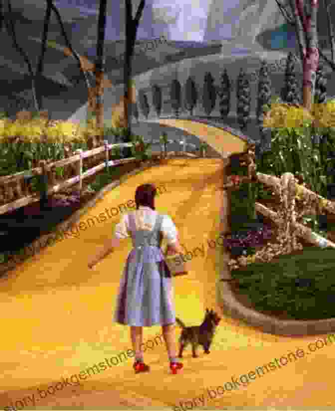 A Vibrant Illustration Depicting Dorothy Gale And Her Companions Walking Down The Yellow Brick Road, Surrounded By Whimsical Characters And A Vibrant Landscape. The Road To Oz: The Evolution Creation And Legacy Of A Motion Picture Masterpiece