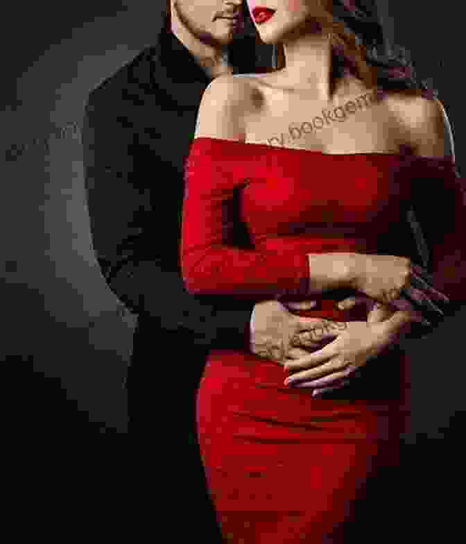 A Woman In A Glamorous Red Dress Embracing A Man In A Sharp Suit, Surrounded By Shadows And Danger, Depicting The Love And Danger Within The Mafia World Vacay With The Mafia (Love Blood And Tears)