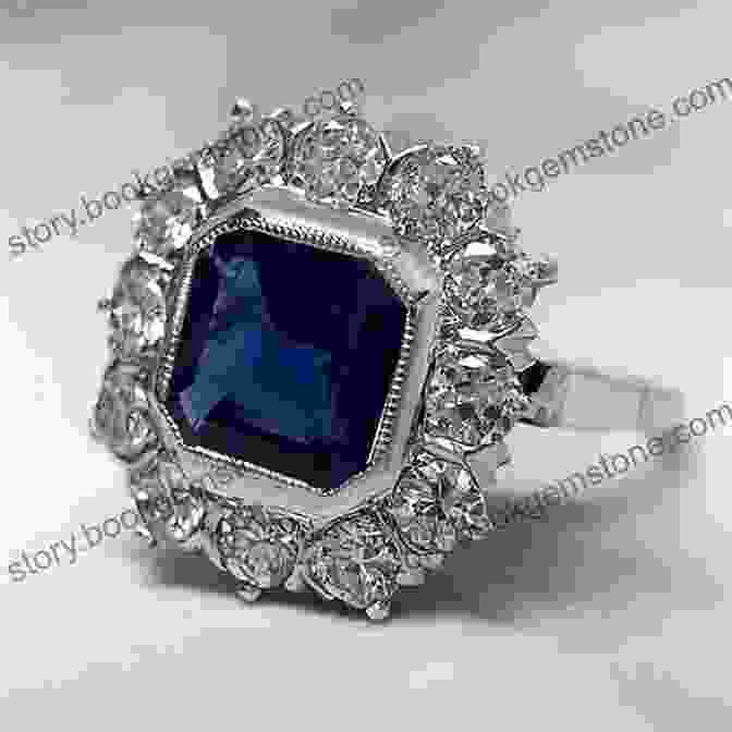 An Exquisite Vintage Sapphire Ring, Featuring Intricate Metalwork And A Vibrant Blue Gemstone Push (Vintage Contemporaries) Sapphire