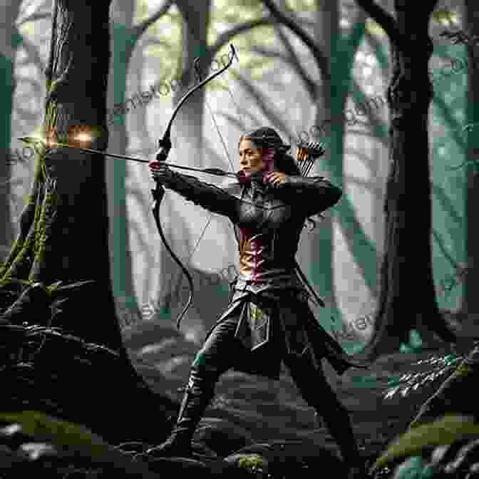 Arya, A Skilled Elven Archer With A Sharp Wit And Unwavering Resolve. A Bright Shore: The Eden Chronicles One