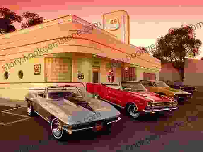 Classic Car On Route 66, With Motel Signs And Diners In The Background Hollywood Death And Scandal Sites: Seventeen Driving Tours With Directions And The Full Story 2d Ed