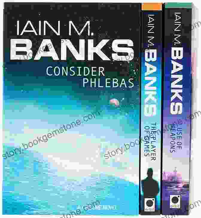 Iain M. Banks' Culture Series Cover Art With A Spaceship Surrounded By Stars 60 Space Sci Fi Books: Intergalactic Wars Alien Attacks Space Adventures: Space Viking A Martian Odyssey Triplanetary