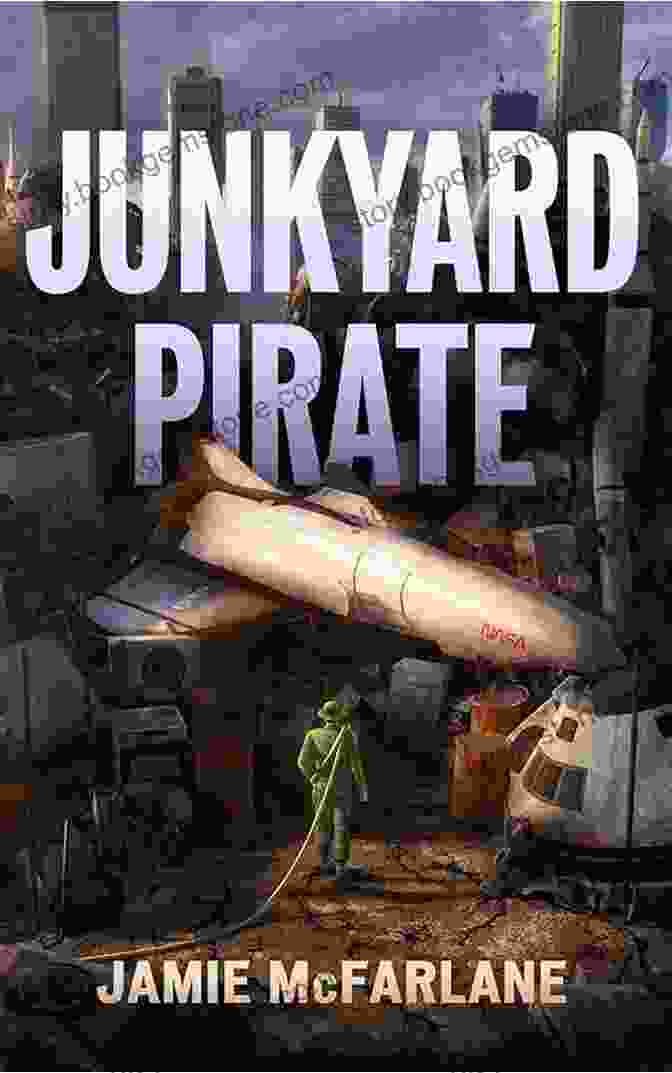 Jamie Mcfarlane Hard At Work In His Junkyard Pirate's Workshop. Junkyard Pirate Jamie McFarlane