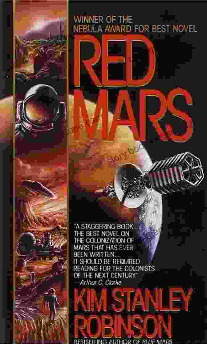 Kim Stanley Robinson's Mars Trilogy Cover Art With A Martian Landscape And A Human Colony 60 Space Sci Fi Books: Intergalactic Wars Alien Attacks Space Adventures: Space Viking A Martian Odyssey Triplanetary