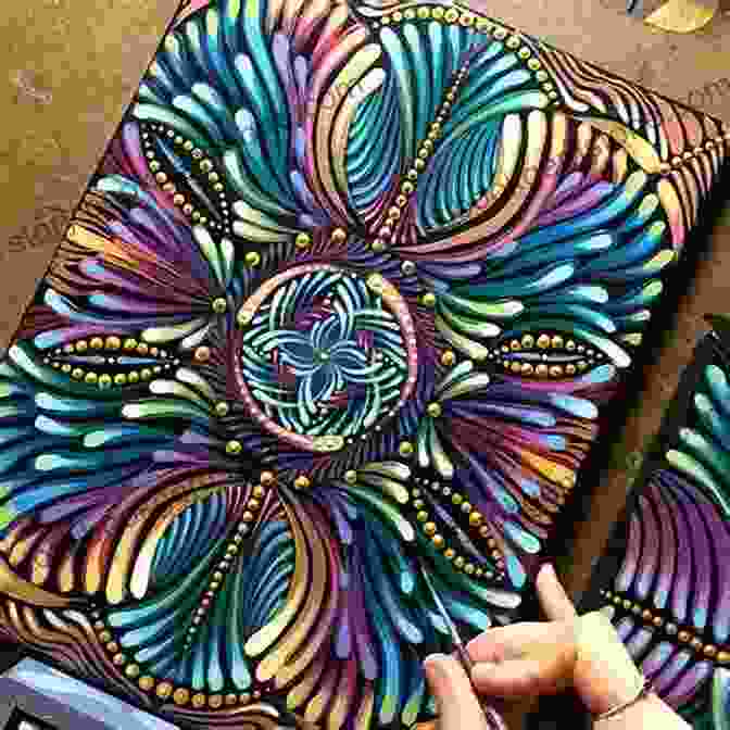 Painting By [Artist Name] Featuring A Vibrant Mandala Surrounded By Ethereal Colors Painting The Sacred Within: Art Techniques To Express Your Authentic Inner Voice