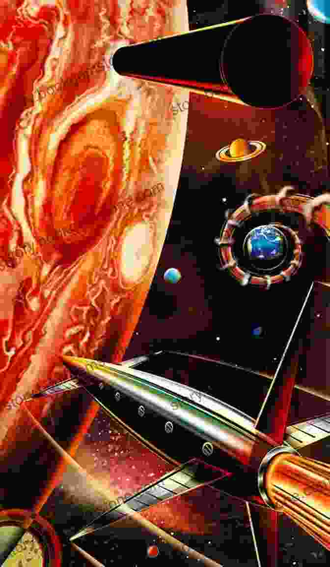 Rendezvous With Rama Cover Art Featuring A Mysterious Cylindrical Spacecraft 60 Space Sci Fi Books: Intergalactic Wars Alien Attacks Space Adventures: Space Viking A Martian Odyssey Triplanetary