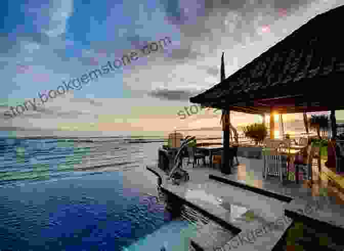 The Elegant Dining Hall At Come Una Notte Bali, Overlooking The Ocean Come Una Notte A Bali