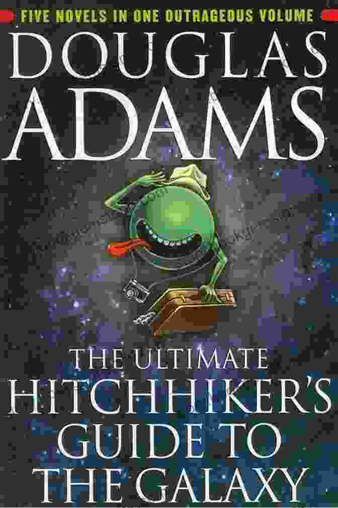 The Hitchhiker's Guide To The Galaxy Cover Art With A Man Running With A Suitcase 60 Space Sci Fi Books: Intergalactic Wars Alien Attacks Space Adventures: Space Viking A Martian Odyssey Triplanetary