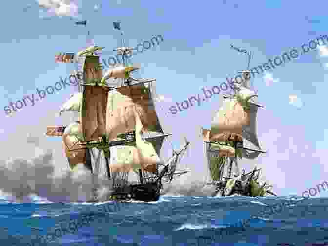 Two Ships Engage In A Fierce Naval Battle At Sunset. Give No Quarter (Privateer Tales 10)
