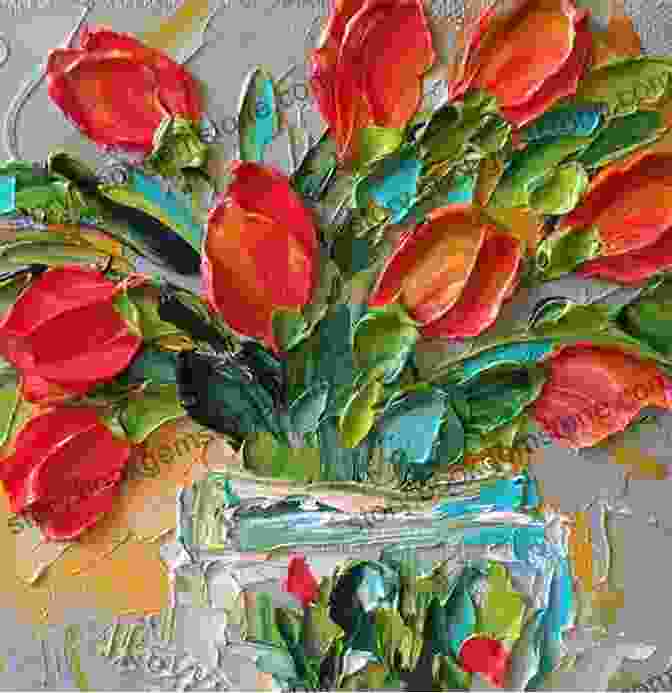 Vibrant And Bold Flower Painting With Thick Brushstrokes And Impasto Technique Watercolor Botanical Garden: A Modern Approach To Painting Bold Flowers Plants And Cacti
